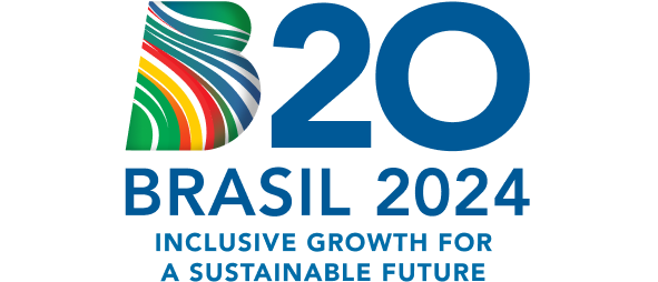 Logo B20 Brasil 2024